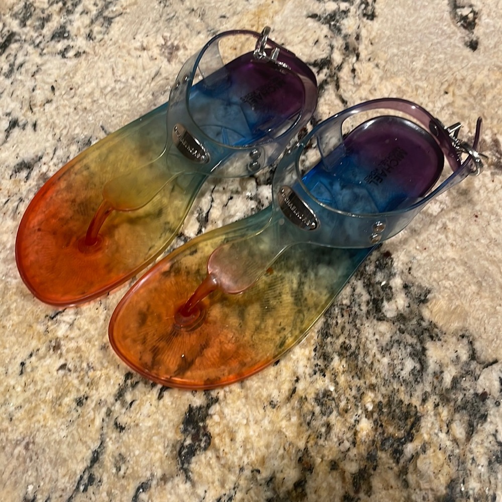 Girls Michael Kors Jelly Sandals